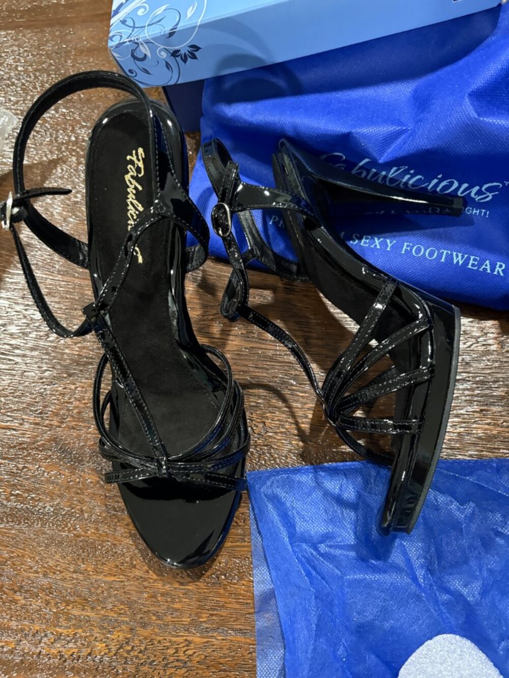 Fabulicious Always in the Spotlight for Women sz 14 Black Stello Flair FLA420/BM